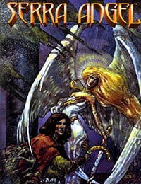 Serra Angel on the World of Magic: The Gathering (1996-)