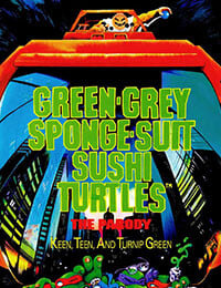 Green-Grey Sponge-Suit Sushi Turtles